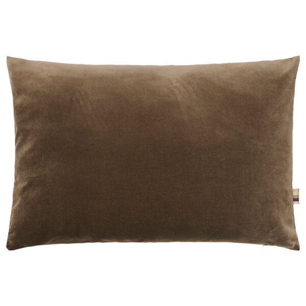 HMT Pyntepude m. fyld Ibi Velour 40x60 Taupe - Pyntepude HMT Aflang