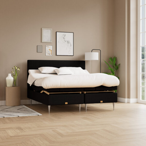 MasterBed Select Elora - Elevation - 180x200 - Elevationssenge 180x200 MASTERBED Dette er en meget populær seng og med god grund! Til dig der læser eller ser fjernsyn i sengen