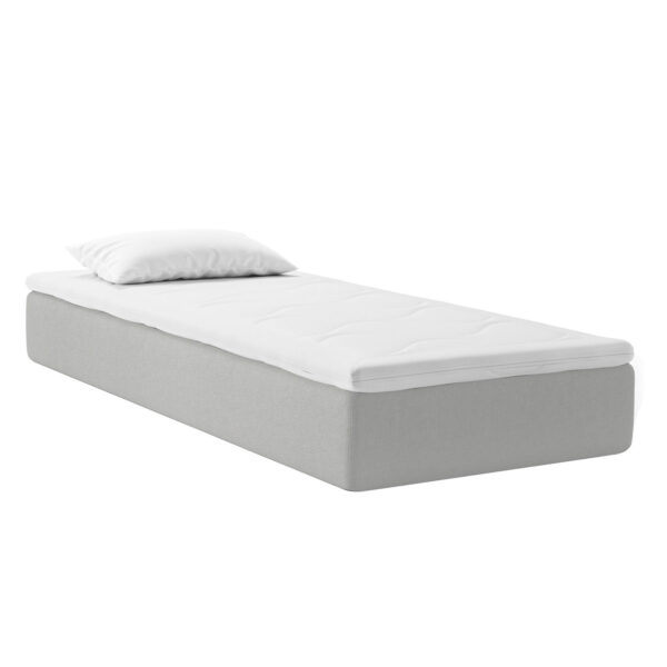 Zonic Plus Madras 80x210 Mineral Light Grey - Trykaflastende madrasser SVANE Denne madras gør