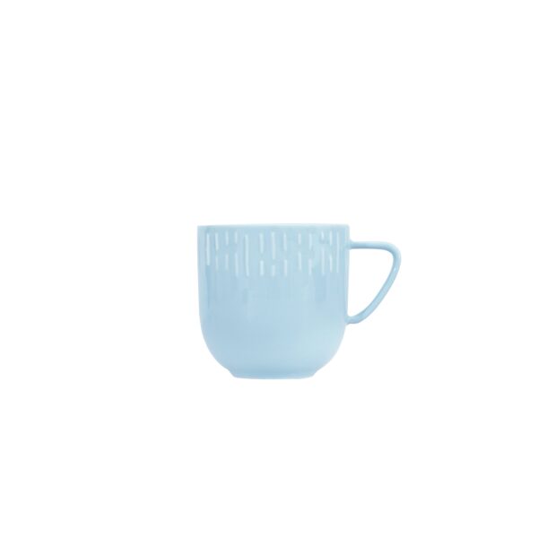 Aida - Confetti Aqua krus m/relief - 35 cl - Borddækning > Kopper & krus > Kopper med hank  Relief er en af aidaâs første hvide porcelæns serier. Serien har haft vokseværk og er kommet i de fineste pastelfarver