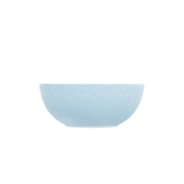 Aida - Confetti Aqua salatskål m/relief - Ø23 cm. - Borddækning > Skåle > Skåle  Relief er en af aidaâs første hvide porcelæns serier. Serien har haft vokseværk og er kommet i de fineste pastelfarver