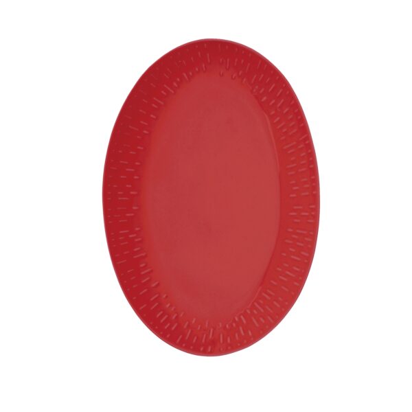 Aida - Confetti Chili oval fad m/relief - 36x25