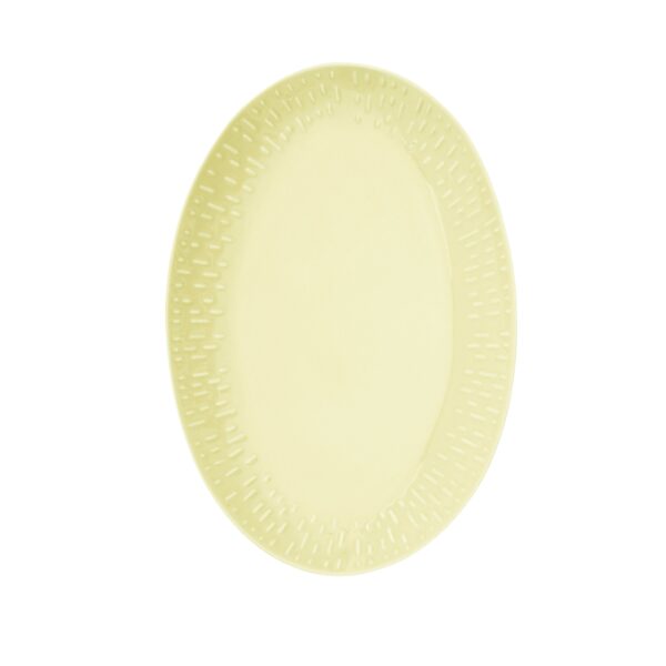 Aida - Confetti Lemon oval fad m/relief - 36x25