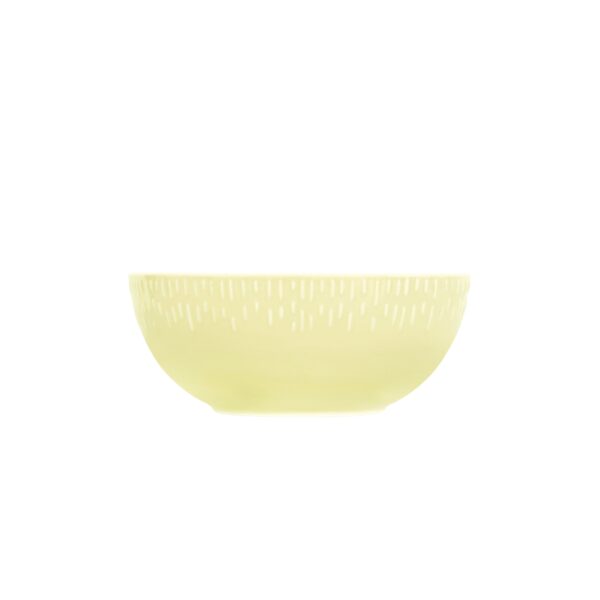 Aida - Confetti Lemon salatskål m/relief - Ø23 cm. - Borddækning > Skåle > Skåle  Relief er en af aidaâs første hvide porcelæns serier. Serien har haft vokseværk og er kommet i de fineste pastelfarver