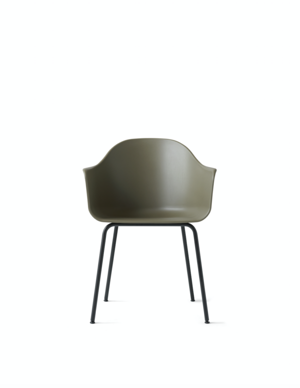 Audo Copenhagen - Harbour Chair - Olive/Black Steel - Møbler > Stole > Spisebordsstole  Audo Copenhagen Harbour Chair