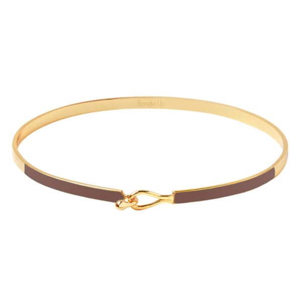 Bangle Up - Lily armbånd - Cappuccino - Smykker > Armbånd > Armbånd  Klassisk Lily armbånd fra Bangle up. Armbåndet er med en unik men diskret lukning