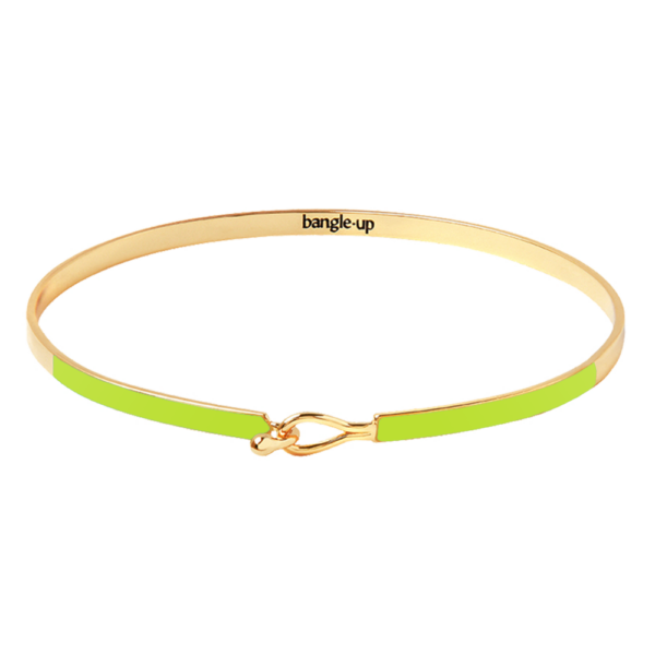 Bangle Up - Lily armbånd - Green Flash - Smykker > Armbånd > Armbånd  Klassisk Lily armbånd fra Bangle up. Armbåndet er med en unik men diskret lukning