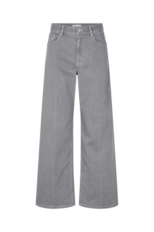 Baum Und Pferdgarten - Nini wide leg jeans  - grå - Size (44) - Tøj > Jeans > Wide leg jeans  Nini wide leg jeansene er designet i en regulær pasform med brede ben