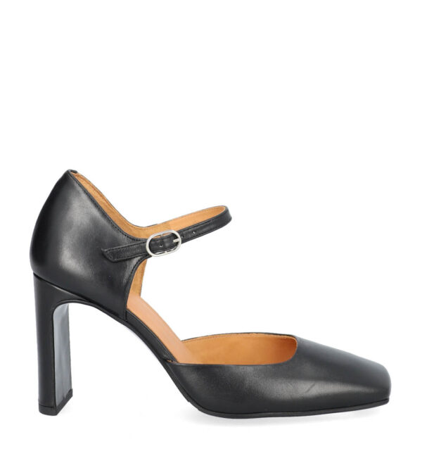 Billi Bi - A5581 stillet med rem  - sort - Size (42) - Sko > Pumps & stiletter > Stiletter  Håndlavet stillet