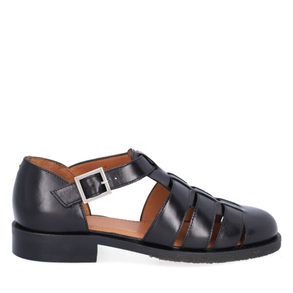 Billi Bi - A6315 sandaler  - sort - Size (42) - Sko > Sandaler > Flade sandaler  Håndlavet sandal