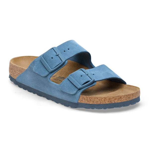 Birkenstock - Arizona Leve  - blå - Size (41) - Sko > Clogs > Clogs  Arizona sandalerne er designet i det velkendte design med en ruskindsoverflade.Â 