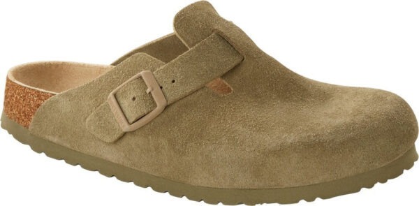 Birkenstock - Boston Suede Clogs  - grøn - Size (40) - Sko > Clogs > Clogs  De populære Boston Clogs