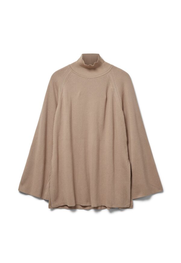 Blanche - Carrick striktrøje  - beige - Size (s) - Tøj > Striktrøjer > Turtlenecks  Denne vare udgår af sortiment og sælges til udsolgt.