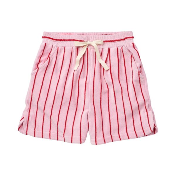 Bongusta - Naram Gym shorts  - rosa - Size (2) - Tøj > Nattøj > Natshorts  Naram Gym shortsene fra Bongusta er et par smarte og sporty shorts. Shortsene har korte ben og en afrundet kant med sideslidser. Shortsene har en elastisk talje med snører