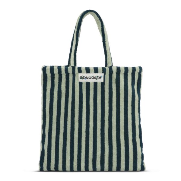 Bongusta - Naram totebag - Sea Foam/Deep Teal - Tasker > Stofnet > Stofnet  Denne vare udgår af sortiment og sælges til udsolgt.