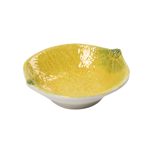 Caja Company - Citron skål - Ø15 cm. - Borddækning > Skåle > Keramik skåle  Skål fra Caja Company med en diameter på 15 cm. Skålen er håndmalet med detaljer og form som en citron.