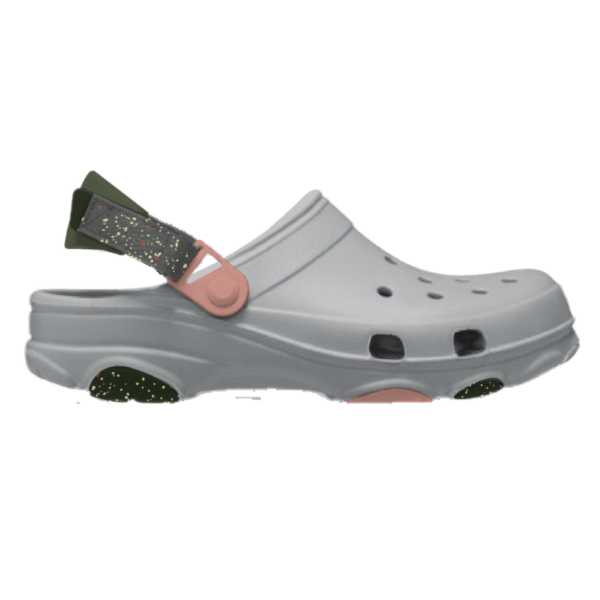 Crocs - Classic All - grå - Size (41/42) - Sko > Clogs > Clogs  Classic All-Terrain clogs er designet i det velkendte design med huller. Skoene er designet med hælkappe med splash i forskellige nuancer.