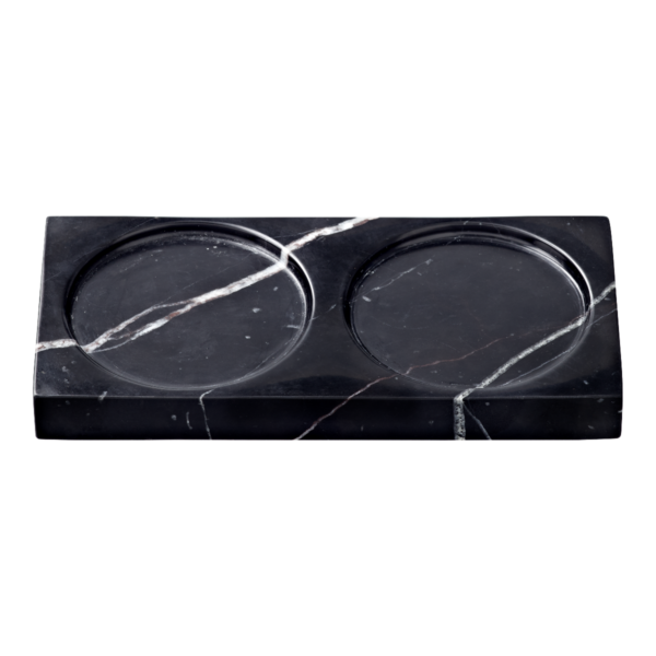 Crushgrind - Black marble2 tabletop - 15x7x1