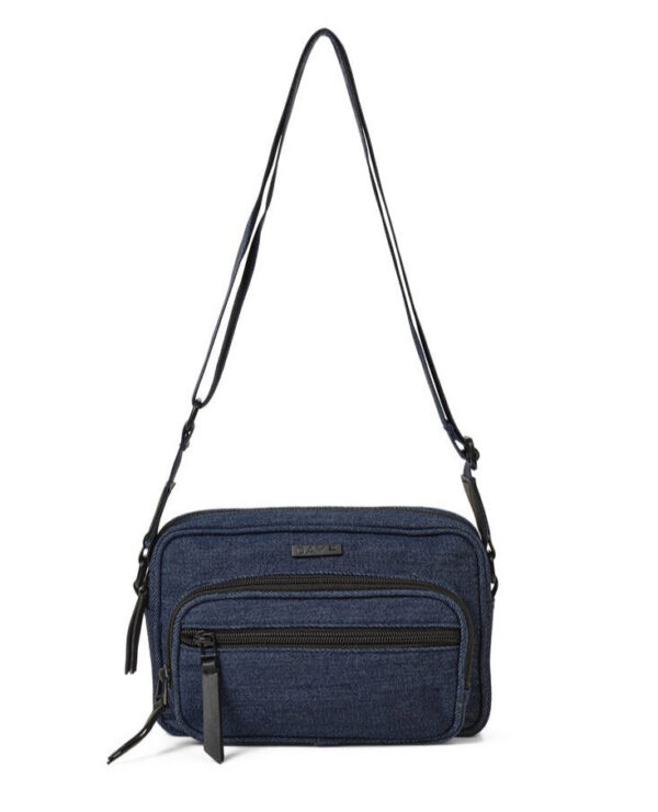 Day Et - Jeansy Logo Band crossbodytaske - Navy Blazer - Tasker > Crossbody tasker > Crossbody tasker  Jeansy Logo Band crossbodytasken er designet i et denimlook med mørke lynlåse. Tasken har både udvendige og indvendige lommer