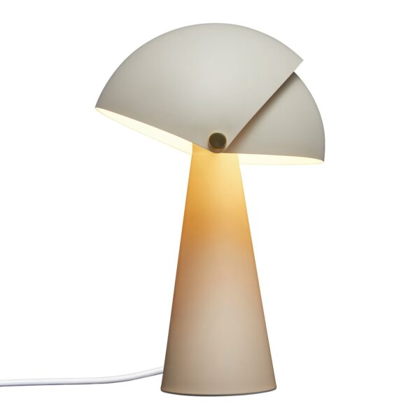 Design For The People - Align bordlampe - beige - Lamper > Bordlamper > Bordlamper  Align bordlampen i beige med en satinblød