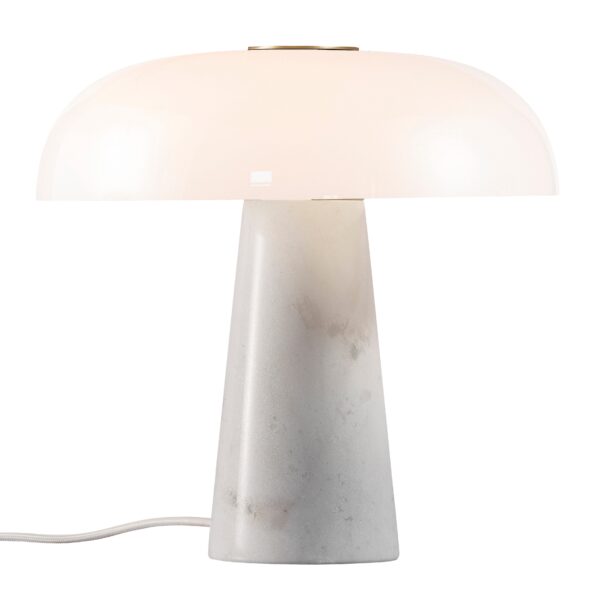 Design For The People - Glossy bordlampe - opal hvid - Lamper > Bordlamper > Bordlamper  Glossy er skabt af den danske designer Maria Berntsen. Lampen oser af nordisk minimalisme