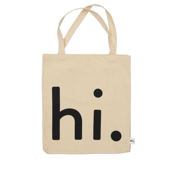 Design Letters - hi. Travel taske - Natural - Tasker > Stofnet > Stofnet  Stilrent og enkelt stofnet fra Design Letters. Nettet erÂ fremstillet afÂ 100% økologisk bomuld. Nette kan både bruges til indkøb