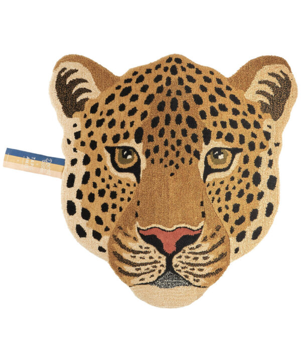 Doing Goods - Himani Leopard head gulvtæppe