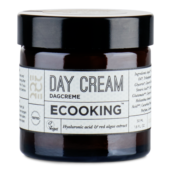 Ecooking - Dagcreme - 50 ml. - Ansigtspleje >  >  Dagcreme fra Eccoking Den nye opskrift på Ecookings dagcreme er krydret med hyaluronsyre