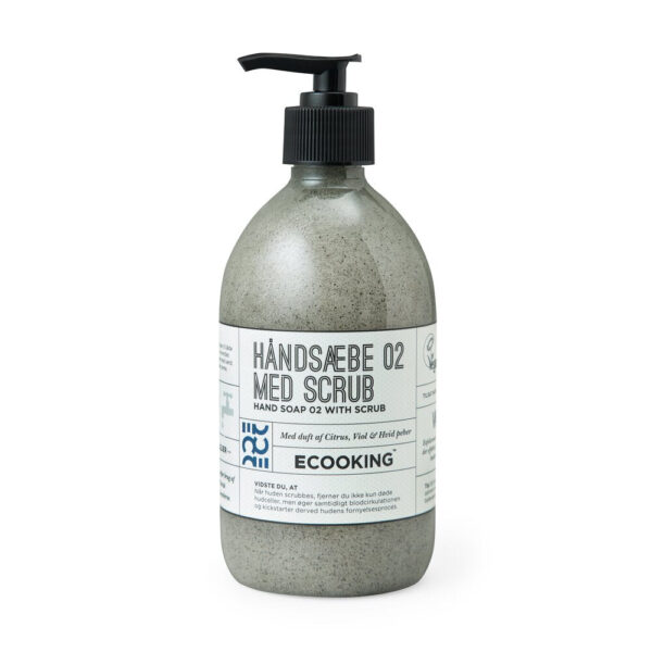 Ecooking - Håndsæbe scrub 02 - 500 ml - Håndpleje > Håndsæber > Håndsæber  Håndsæbe scrub 02 fra Ecooking En håndsæbe