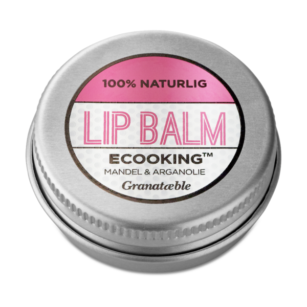 Ecooking - Lip balm granatæble - 15 ml. - Makeup > Læber > Læbepomader  Lip balsam fra Ecooking  Lip balm med granatæble. Bruges bl.a. til sprukne læber