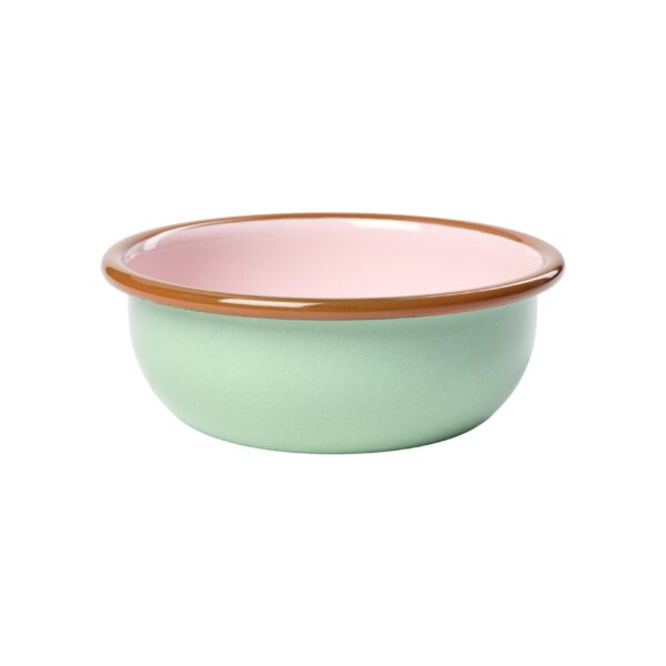 Elifle - Bowl 14 skål - mint/lyserød/okker - Borddækning > Skåle > Skåle  Skål fra det tyrkiske brand Elifle i flotte pastelfarver. Elifles produkter er håndlavede og fremstilles ved at sammensmelte pulveriseret glas