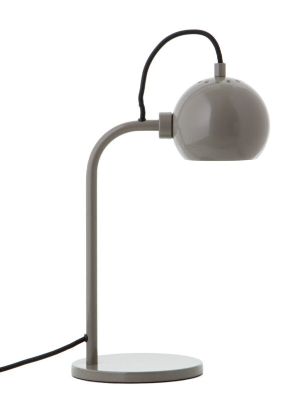 Frandsen - Metal bordlampe - Glossy Warm Grey - Lamper > Bordlamper > Bordlamper  Metal bordlampe fra Frandsen