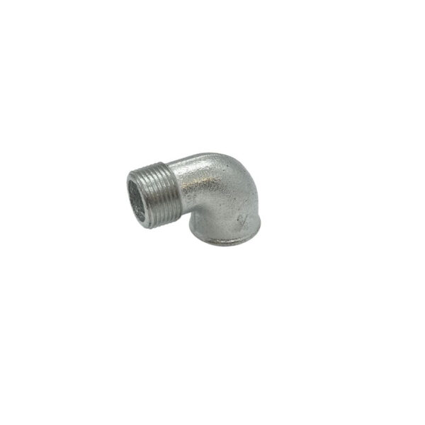 Galvaniseret 90 grader vinkel med muffe/nippel 3/4" - Rør og fittings 3/4 RAW58 Med denne Galvaniseret 90 grader vinkel med muffe/nippel 3/4" kan du bygge videre på dit RAW58 møbel eller bygge dit eget fra bunden. Specifikationer Dimension: 3/4" (2