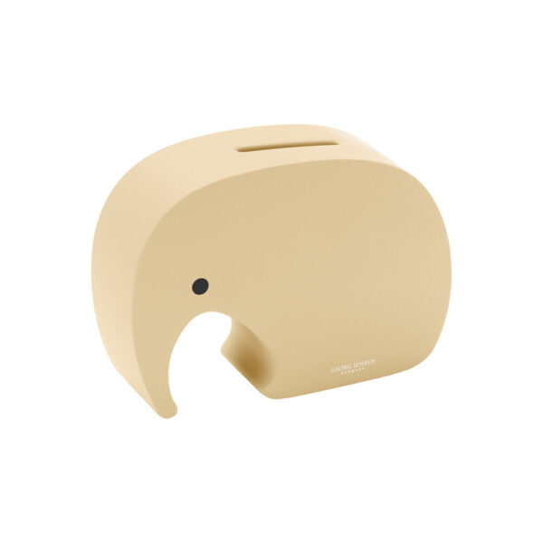 Georg Jensen - Miniphant sparebøsse - Vanilla Bean - Interiør > Dekoration > Sparebøsser  Den populære Georg Jensen Miniphant sparebøsse i rustfrit stål kommer nu i en smuk