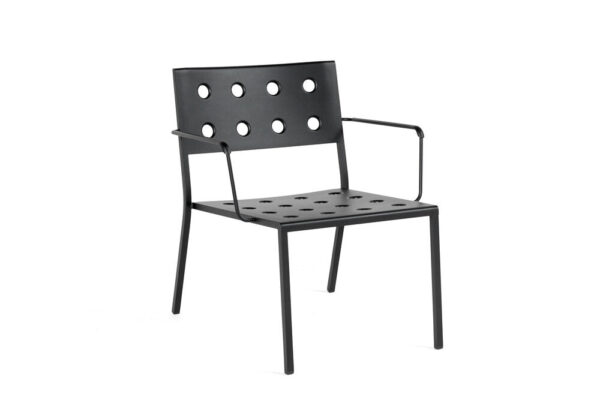 Hay - Balcony Lounge Armchair havestol - Anthracite - Møbler > Havemøbler > Havestole  OBS! Vi gør opmærksomme på