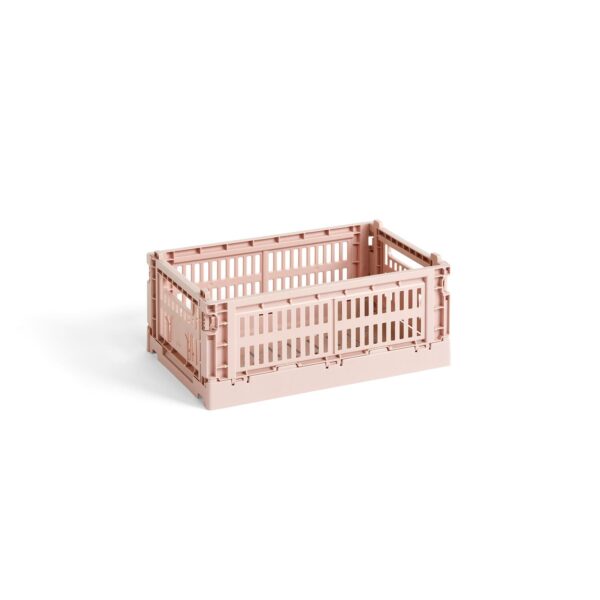 Hay - Colour Crate S kasse - Blush - Interiør > Opbevaring > Kasser  Denne Color Crate i farven Blush fra HAY er en serie af farverige og multifunktionelle opbevaringsæsker