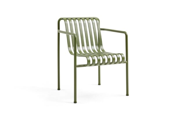 Hay - Palissade Dining Armchair havestol - Olive - Møbler > Havemøbler > Havestole  Palissade Lounge stol fra HAY er en komfortabel og smart havestol. Stolen passer både til caféer