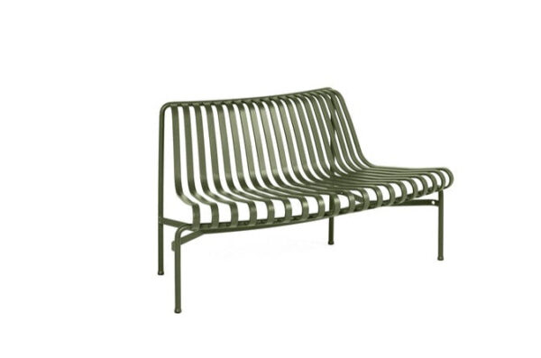 Hay - Palissade Park Dining out-add-on havebænk - Olive - Møbler > Havemøbler > Havebænke  Mål: L146 x B81 x H80 cm.