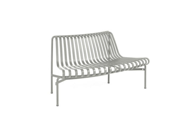 Hay - Palissade Park Dining out-add-on havebænk - Sky Grey - Møbler > Havemøbler > Havebænke  Mål: L146 x B81 x H80 cm.