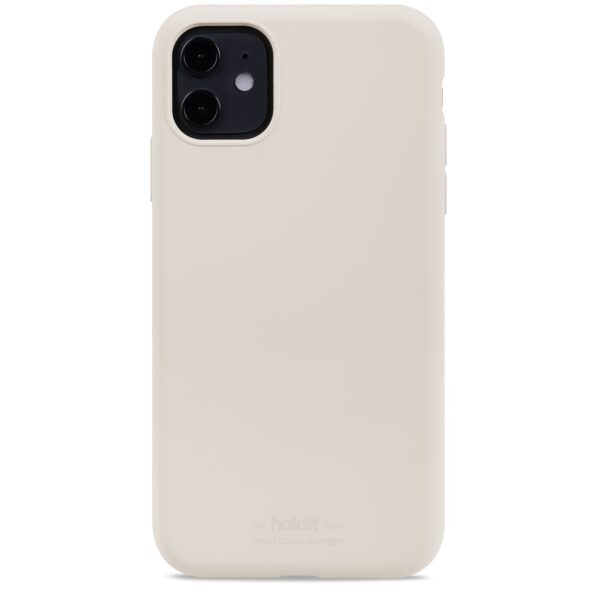 Holdit - iPhone 11 Silicone cover - Coconut Milk - Accessories >  >  Silikone iPhone cover fra Holdit i farven Coconut Milk. Coverets design er tyndt og derfor omslutter det din telefon helt tæt og giver en unik beskyttelse.