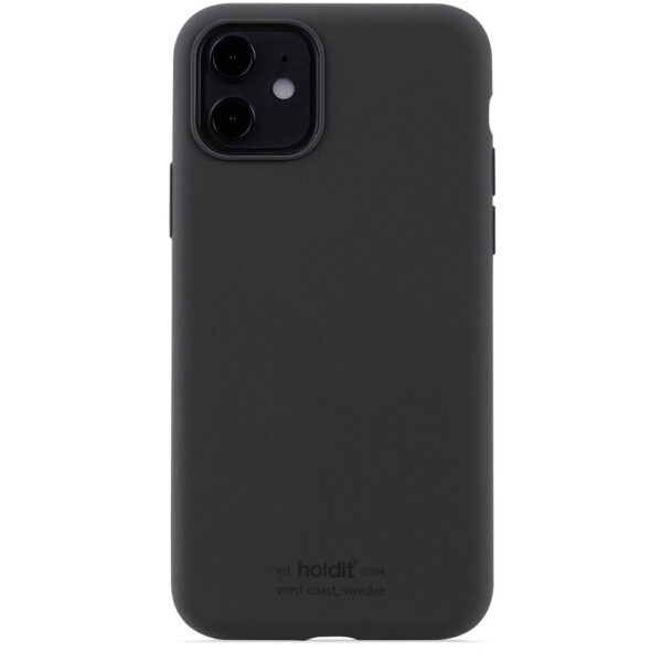 Holdit - iPhone 11/XR Silicone cover - sort - Accessories >  >  Klassisk silikone cover fra Holdit