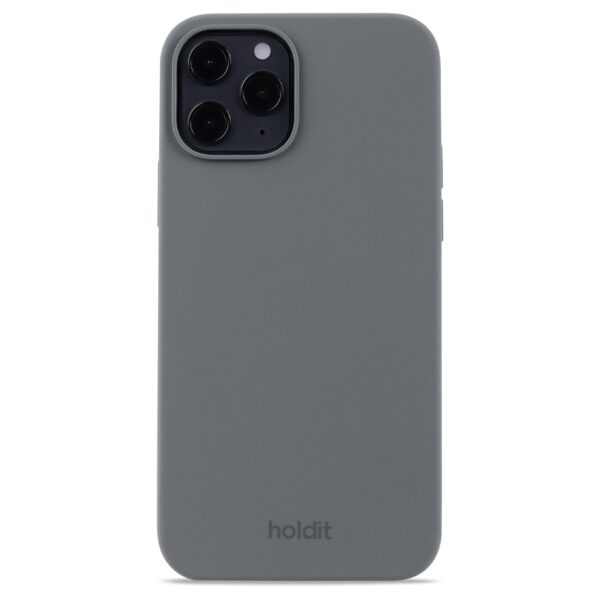 Holdit - iPhone 12/12 Pro Silicone cover - Space Gray - Accessories >  >  Silikone cover i den nye farve Space Grey. Passer til iPhone 12/12 Pro.