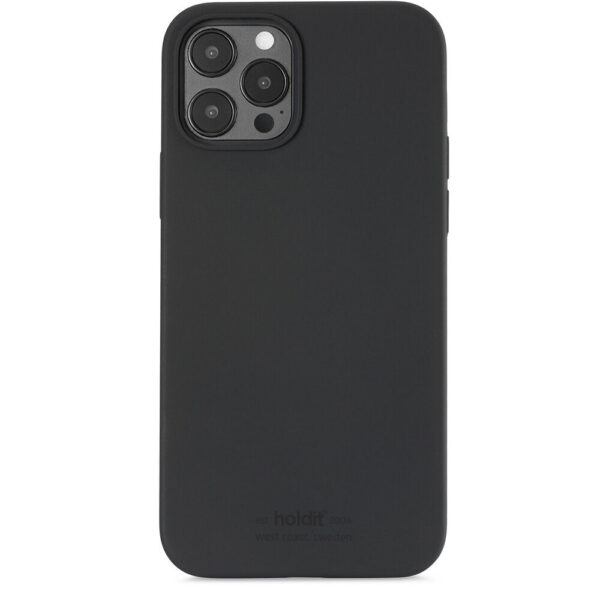 Holdit - iPhone 12/12 Pro Silicone cover - sort - Accessories >  >  Klassisk silikone cover fra Holdit