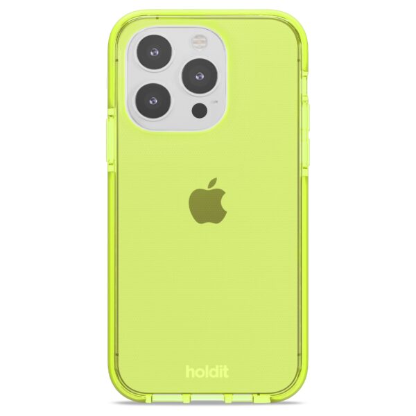 Holdit - iPhone 14 Pro Seethru cover - Acid Green - Accessories >  >  Denne vare udgår af sortiment og sælges til udsolgt.