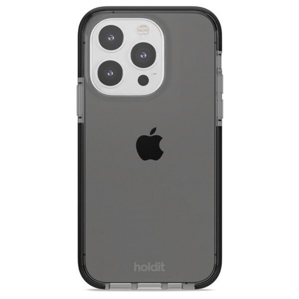 Holdit - iPhone 14 Pro Seethru cover - Sort - Accessories >  >  Holdit har designet dette super cool cover som omfavner din mobil og giver den en unik beskyttelse. Coveret er fremstillet i TPU og passer til iPhone 14 Pro.