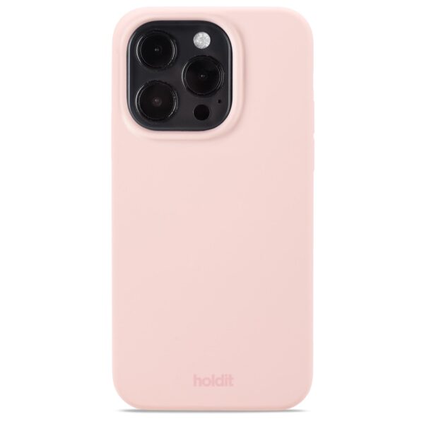 Holdit - iPhone 14 Pro Silicone cover - Blush Pink - Accessories >  >  Simpelt silikone cover fra Holdit i en støvet pink farve. Coveret passer en iPhone 14 Pro.