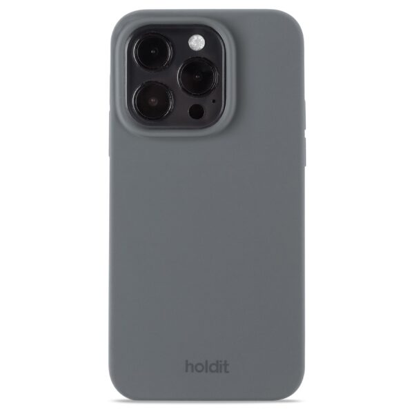 Holdit - iPhone 14 Pro Silicone cover - Space Gray - Accessories >  >  Space Grey silikone cover til iPhone 14 Pro.