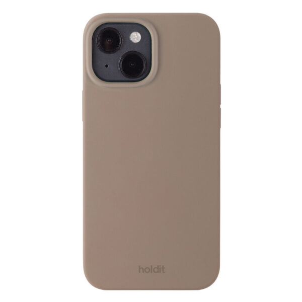 Holdit - iPhone 14/13 Silicone cover - Mocha Brown - Accessories >  >  Et flot brunt cover lavet i silicone fra Holdit. Coveret passer til en iPhone 13/14. Hos Bahne kan du finde mange andre covers fra Holdit