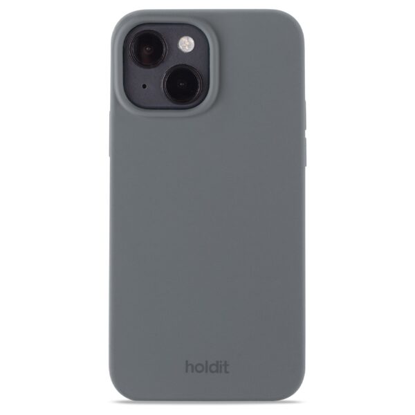 Holdit - iPhone 14/13 Silicone cover - Space Gray - Accessories >  >  Silikone cover i den nye farve