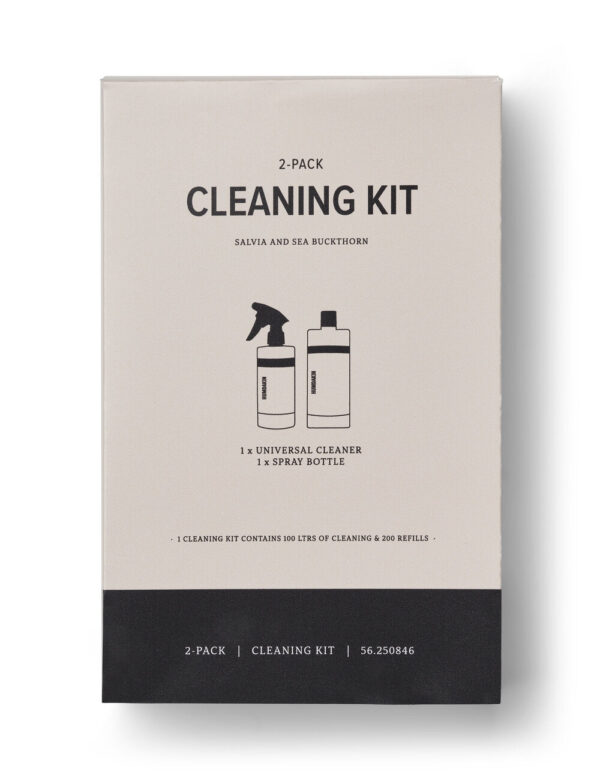 Humdakin - Cleaning kit - 1000 ml - Husholdning > Rengøringsmidler > Rengøringsmidler  Dette cleaning kit fra Humdakin er indeholder en universalrengøringsmiddel 1000 ml. og en spray flaske. Kan bruges på alle overflader